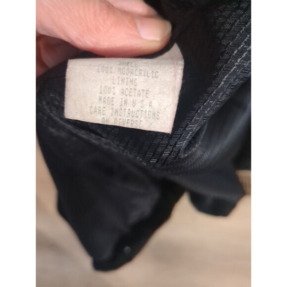 Luxurious Vintage Lorovi Black Faux Mink Fur Coat Sz Medium - Picture 9 of 10